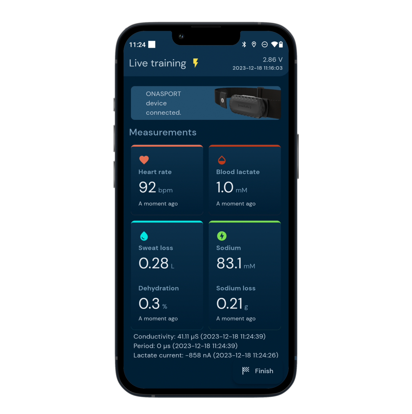 THE ONASPORT CLM SENSOR BASESTATION