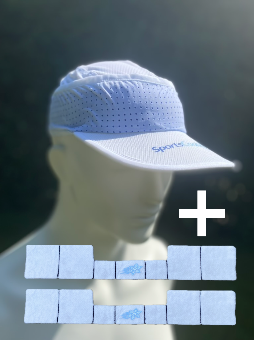 SportsCooling Cap + 2x inserts 0ºC (32ºF)