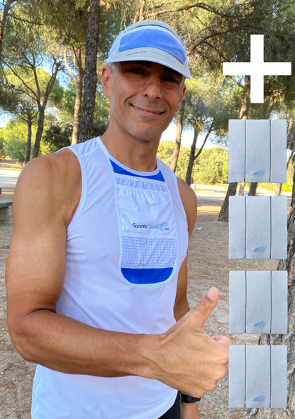 SportsCooling (under)shirt + 4x insert 0ºC (32ºF)